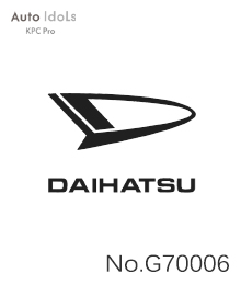 DAIHATSU TANTO Paid Software（ALL KEY LOST & ADD KEY）